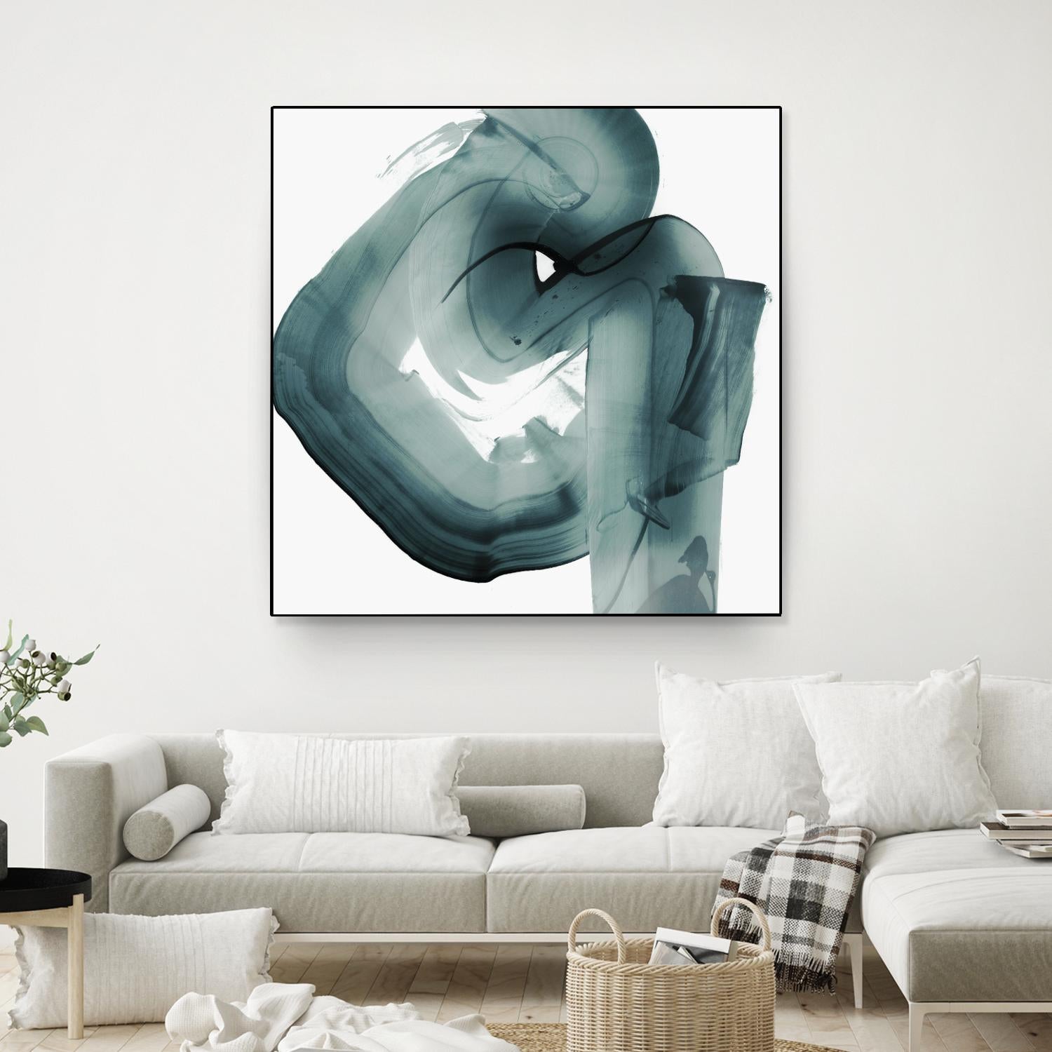 Swirl V by PI Studio on GIANT ART - white abstract