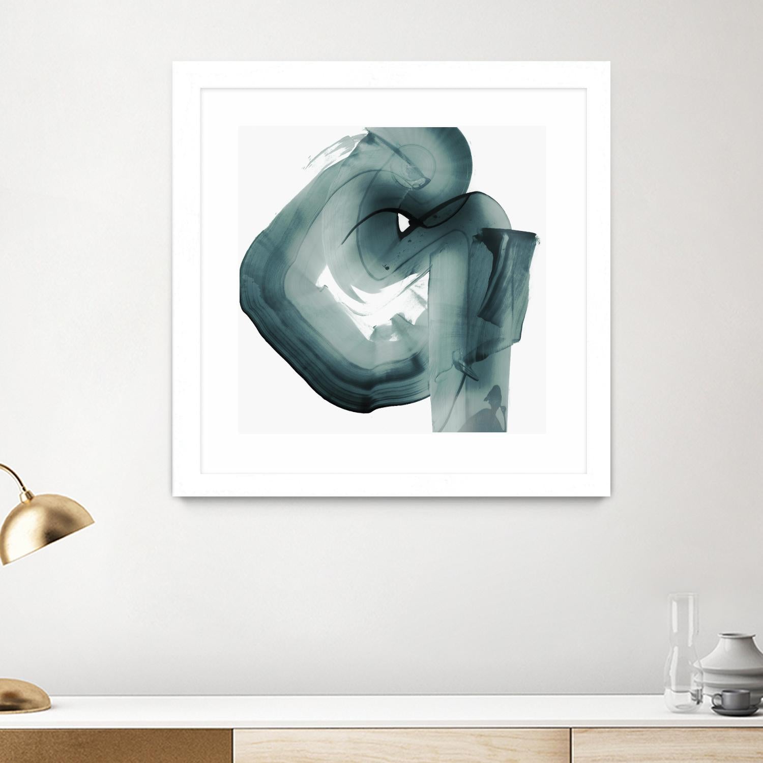Swirl V by PI Studio on GIANT ART - white abstract