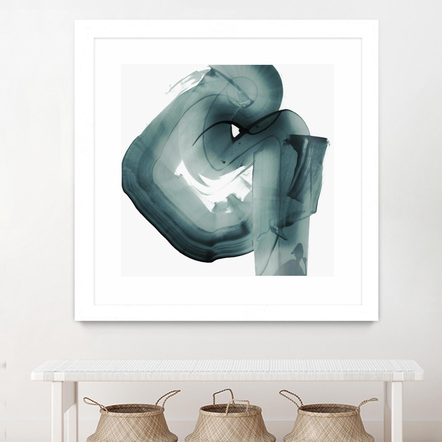 Swirl V by PI Studio on GIANT ART - white abstract