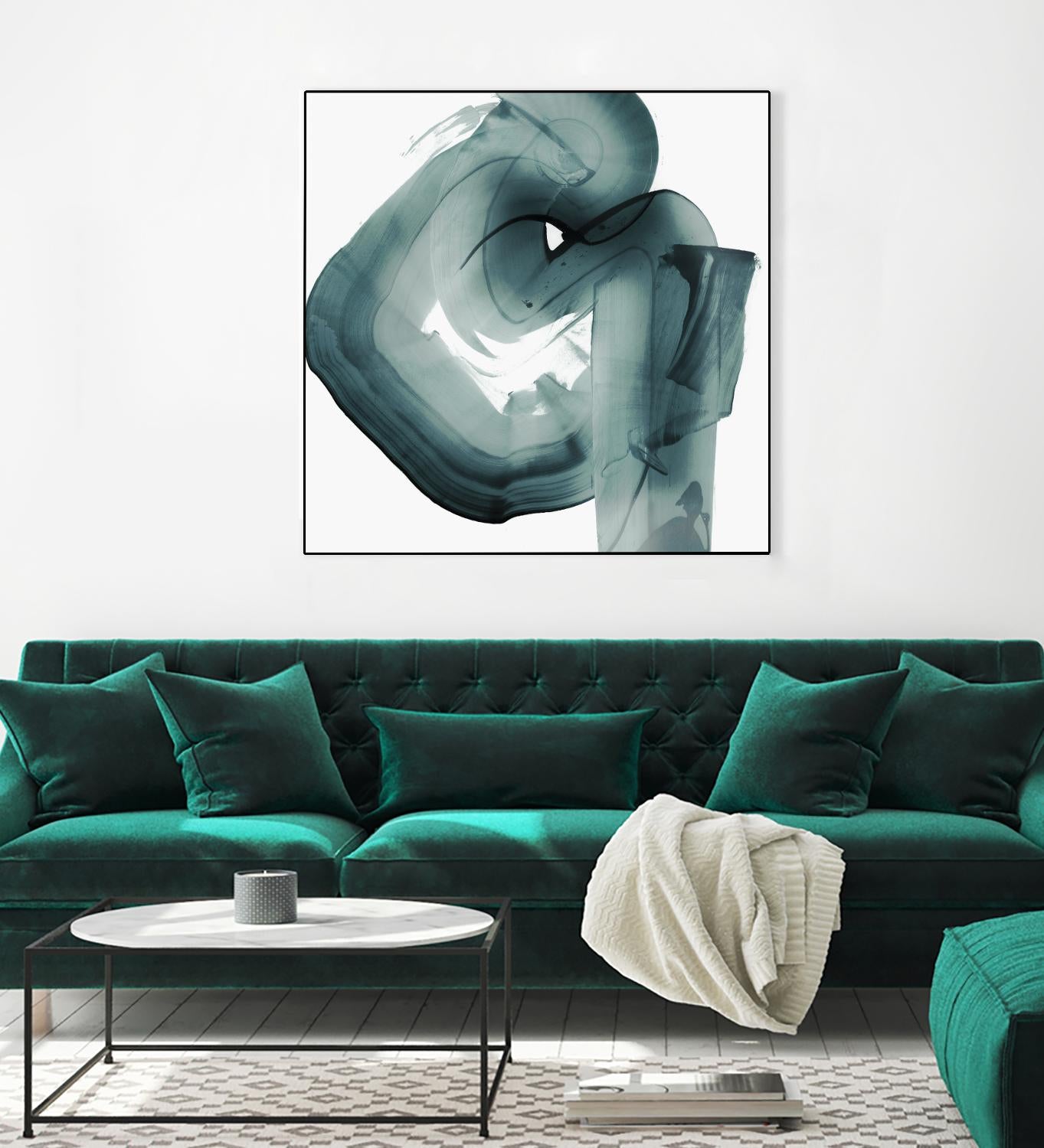 Swirl V by PI Studio on GIANT ART - white abstract