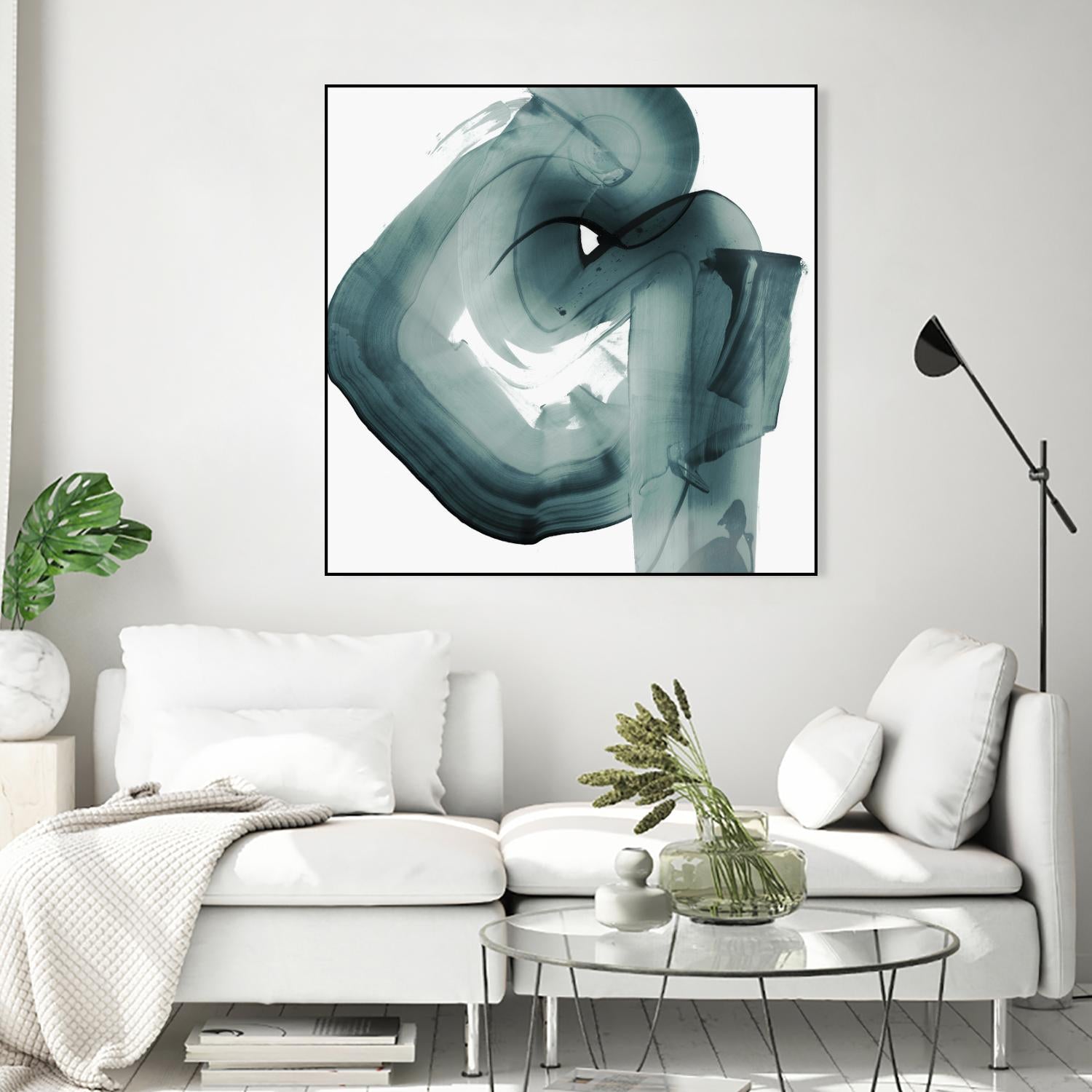Swirl V by PI Studio on GIANT ART - white abstract