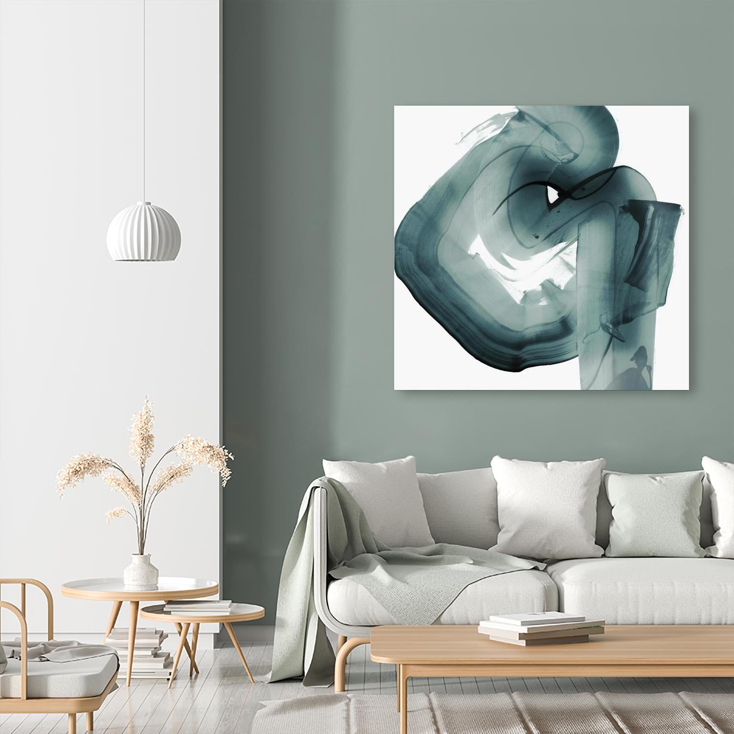 Swirl V by PI Studio on GIANT ART - white abstract