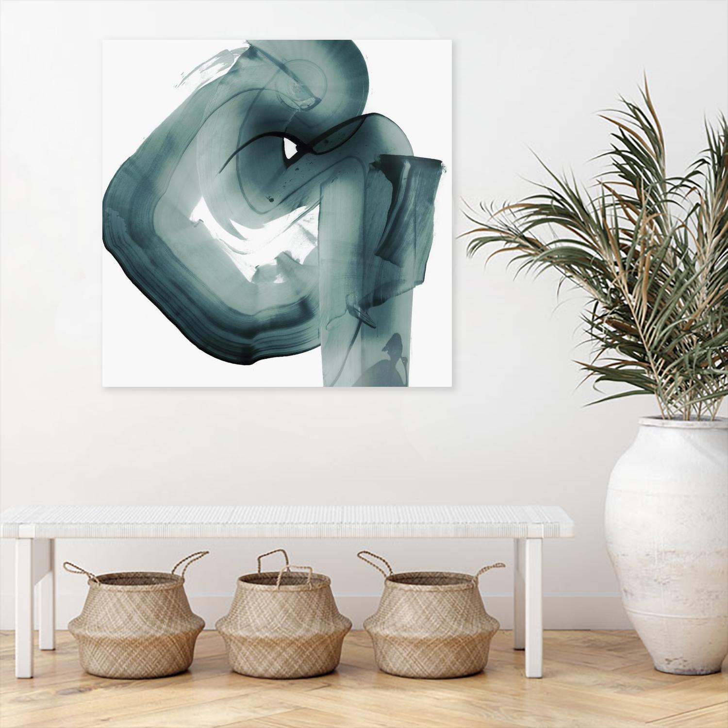 Swirl V by PI Studio on GIANT ART - white abstract