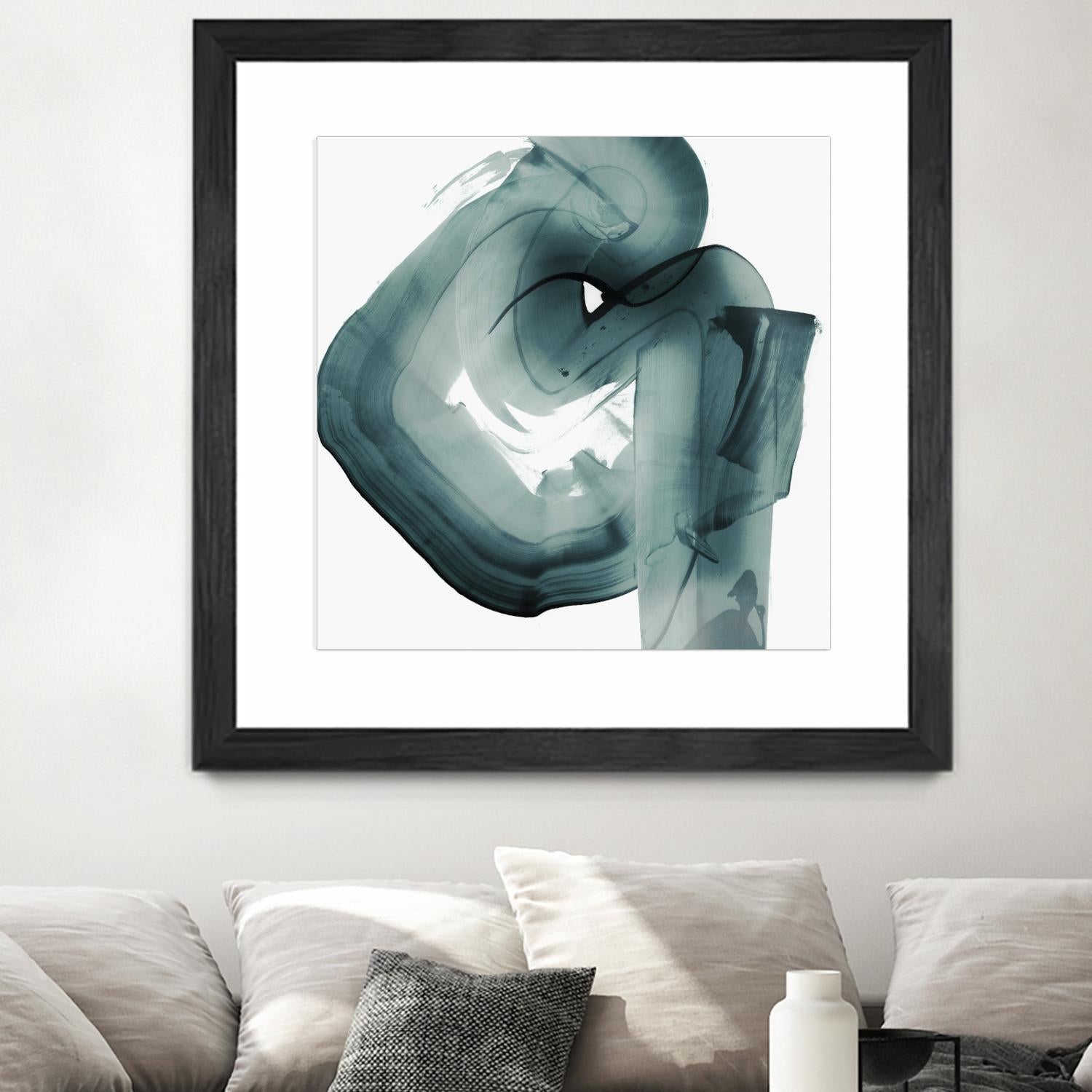 Swirl V by PI Studio on GIANT ART - white abstract