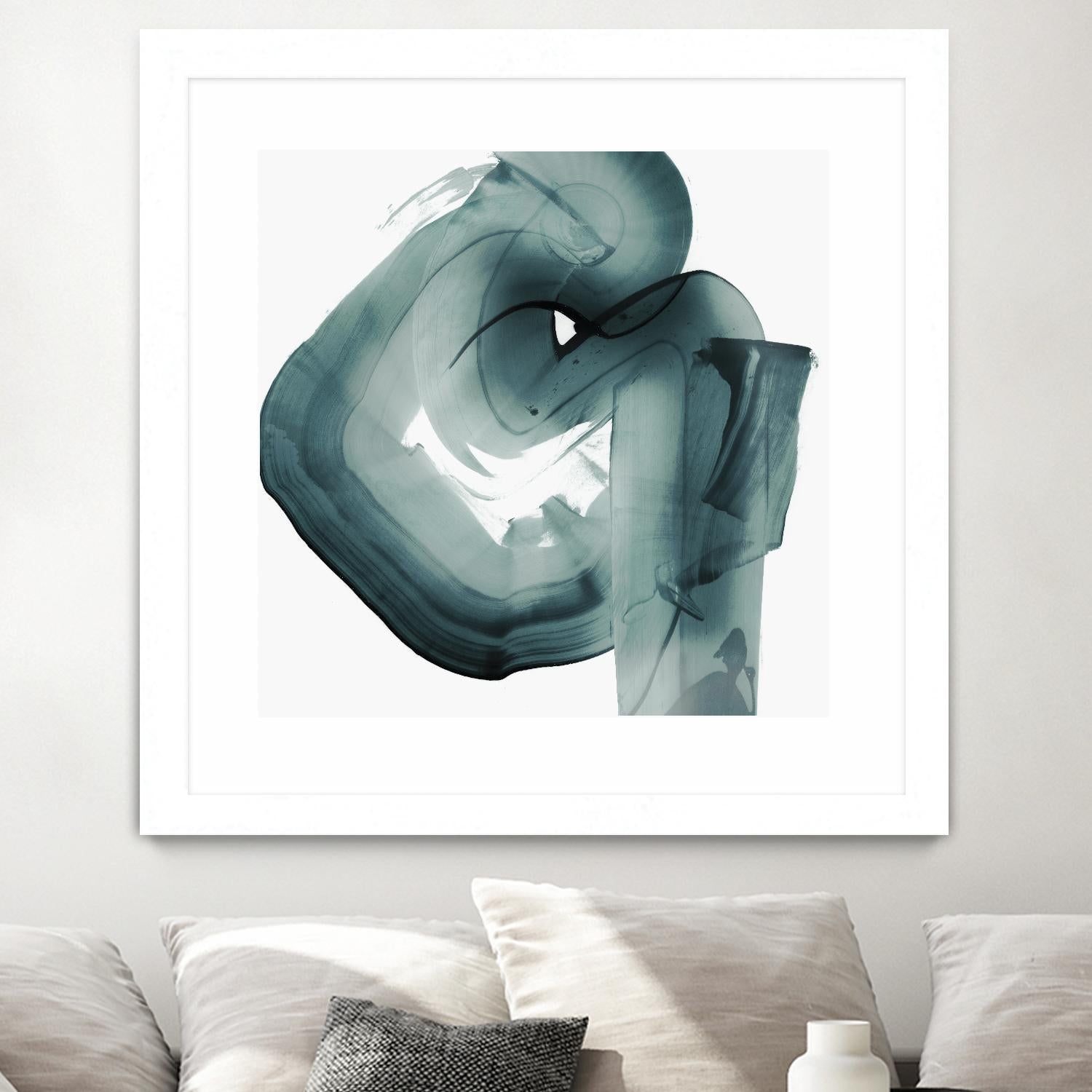 Swirl V by PI Studio on GIANT ART - white abstract
