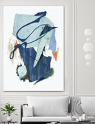 Collage I by PI Studio on GIANT ART - cyan abstract