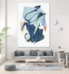 Collage I by PI Studio on GIANT ART - cyan abstract