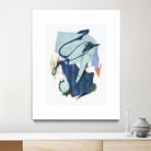 Collage I by PI Studio on GIANT ART - cyan abstract