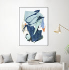 Collage I by PI Studio on GIANT ART - cyan abstract