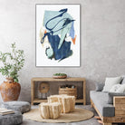 Collage I by PI Studio on GIANT ART - cyan abstract