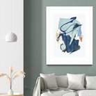 Collage I by PI Studio on GIANT ART - cyan abstract