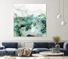 Mint Bubbles I by PI Studio on GIANT ART - white abstract