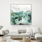 Mint Bubbles I by PI Studio on GIANT ART - white abstract