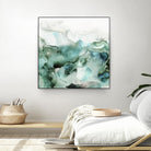 Mint Bubbles I by PI Studio on GIANT ART - white abstract
