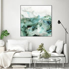 Mint Bubbles I by PI Studio on GIANT ART - white abstract