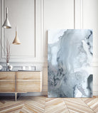 Mint Bubbles III Indigo Version by PI Studio on GIANT ART - white abstract