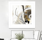 Teal - Tangled II Teal version by PI Studio on GIANT ART - grey abstract