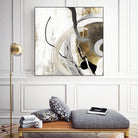 Teal - Tangled II Teal version by PI Studio on GIANT ART - grey abstract