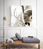 Teal - Tangled II Teal version by PI Studio on GIANT ART - grey abstract