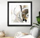 Teal - Tangled II Teal version by PI Studio on GIANT ART - grey abstract