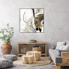 Teal - Tangled II Teal version by PI Studio on GIANT ART - grey abstract