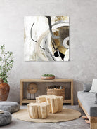 Teal - Tangled II Teal version by PI Studio on GIANT ART - grey abstract