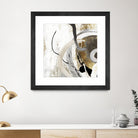 Teal - Tangled II Teal version by PI Studio on GIANT ART - grey abstract