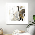 Teal - Tangled II Teal version by PI Studio on GIANT ART - grey abstract