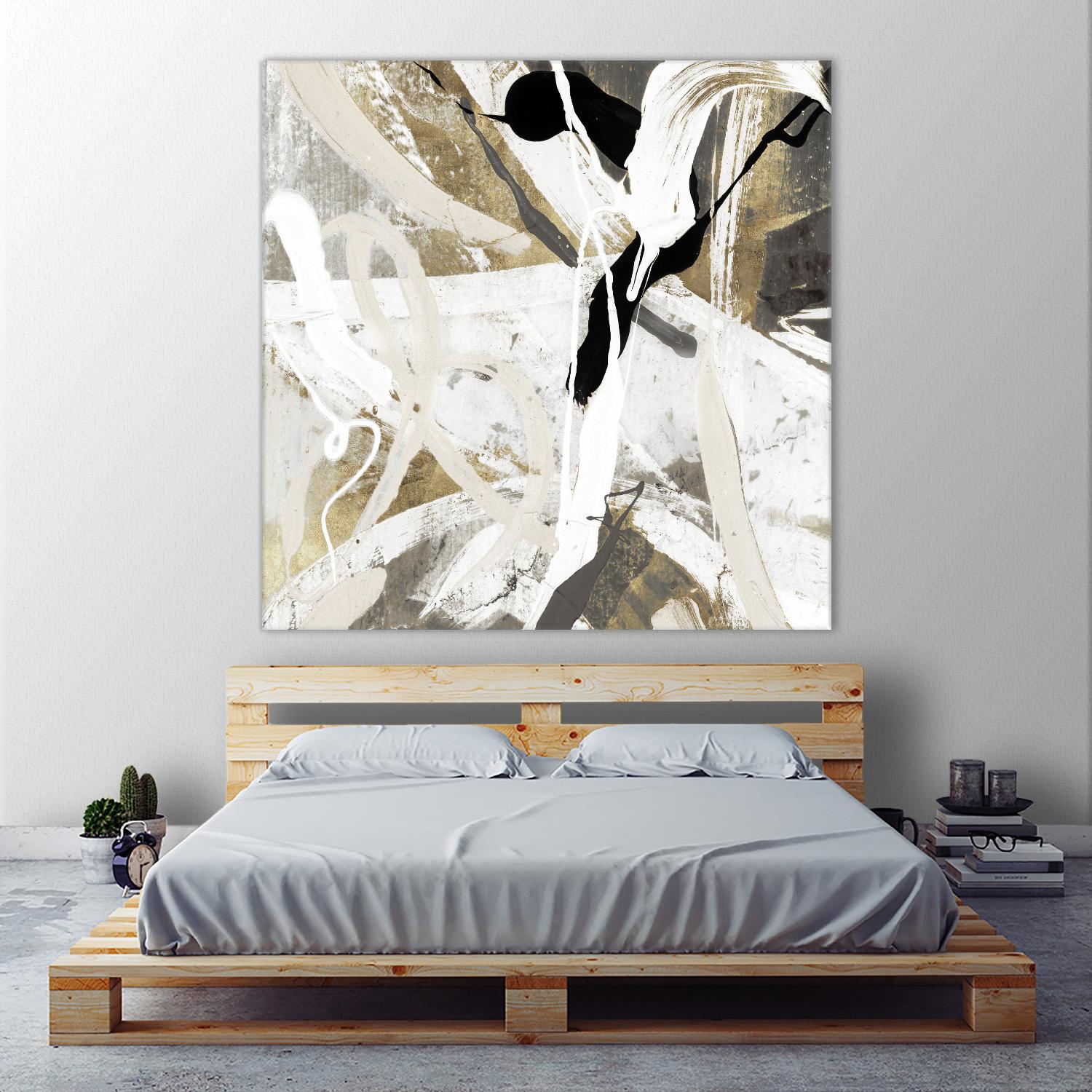 Tangled IV by PI Studio on GIANT ART - gold abstract