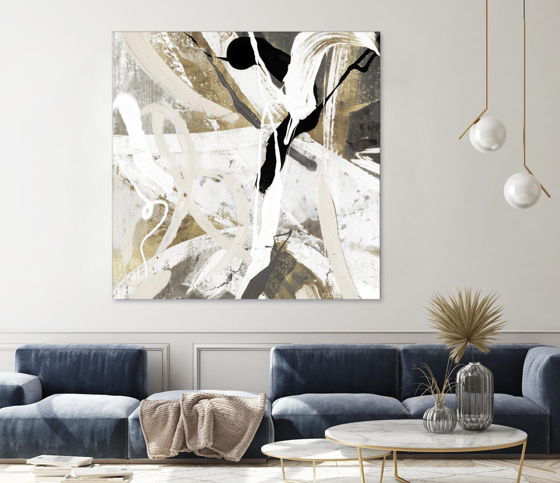 Tangled IV by PI Studio on GIANT ART - gold abstract