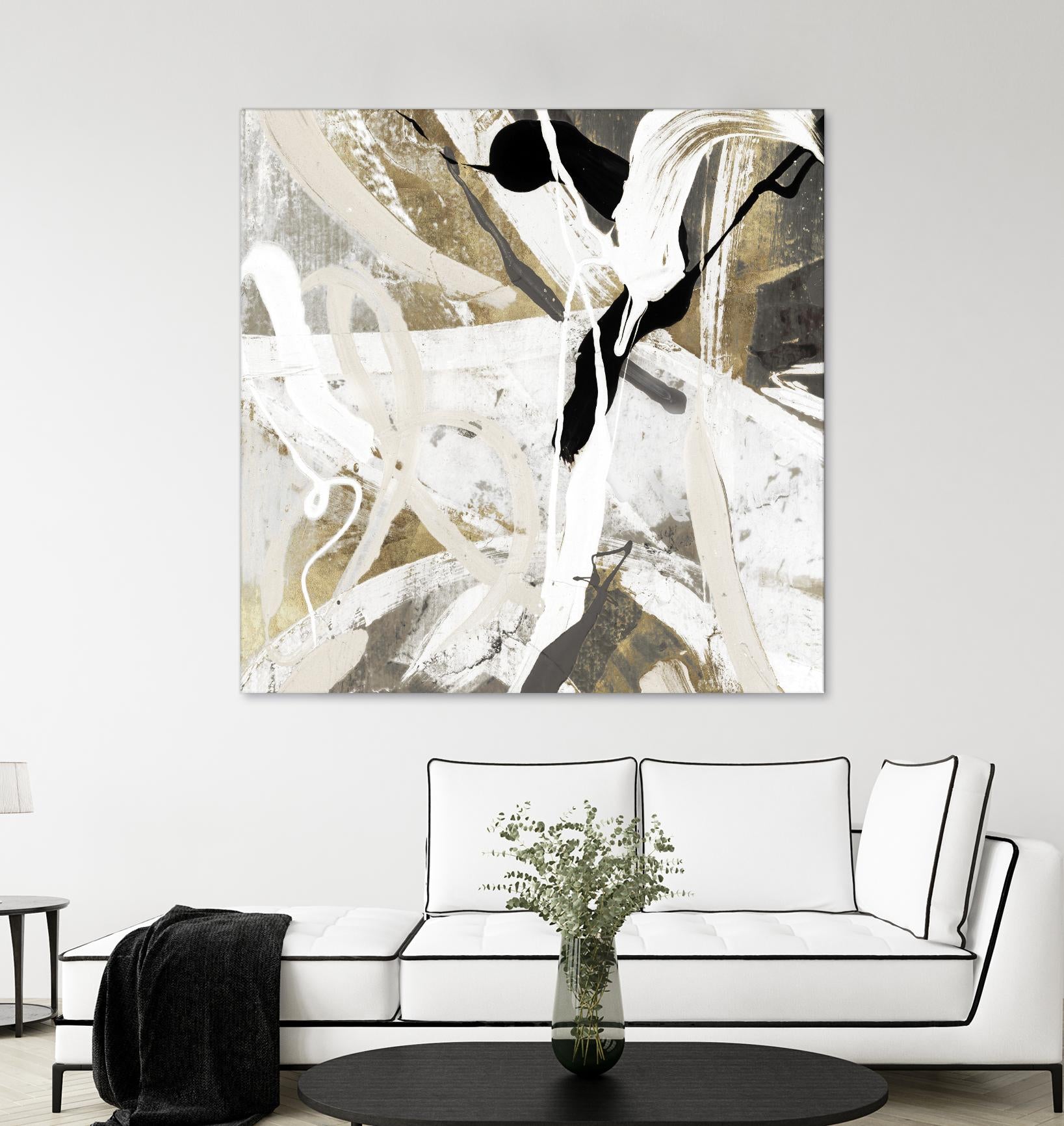 Tangled IV by PI Studio on GIANT ART - gold abstract
