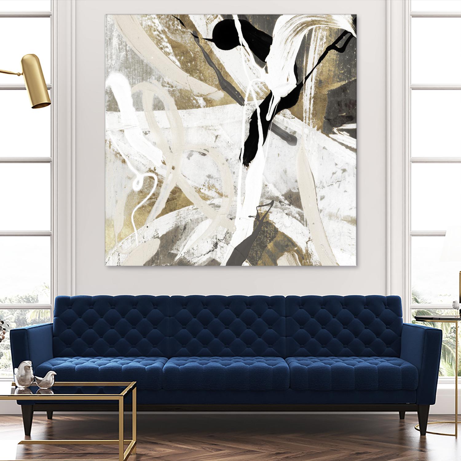 Tangled IV by PI Studio on GIANT ART - gold abstract