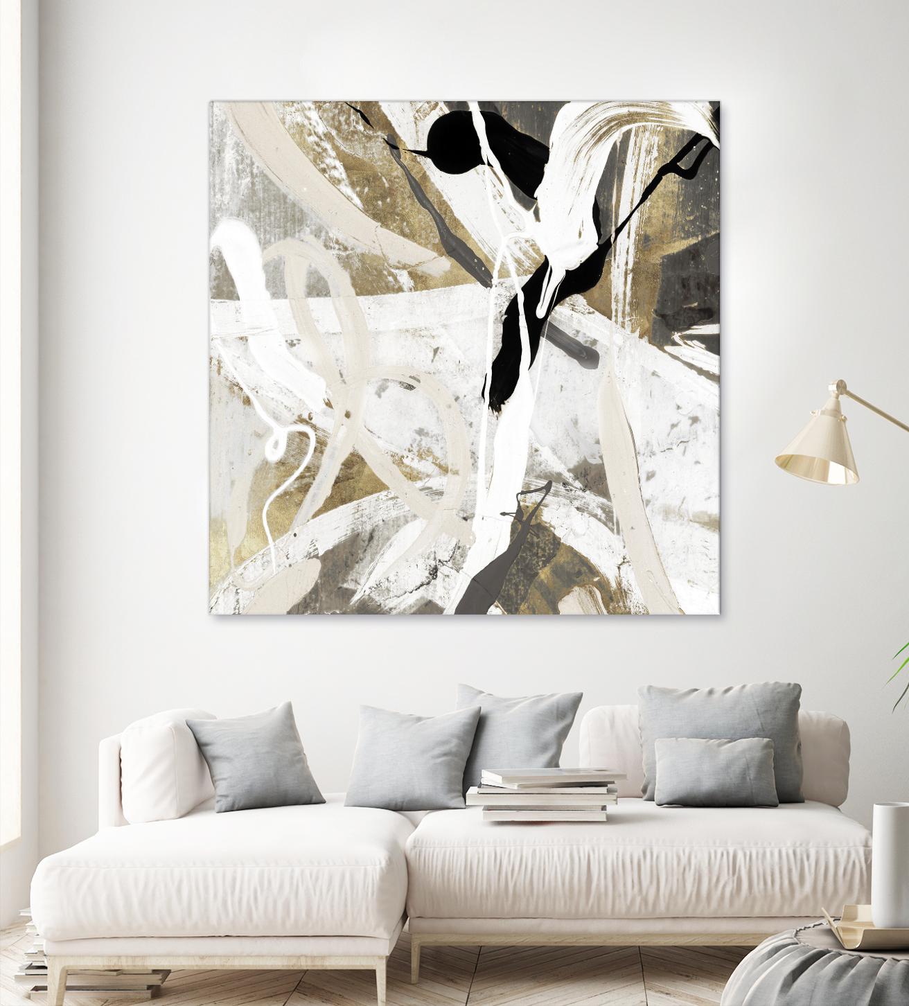 Tangled IV by PI Studio on GIANT ART - gold abstract