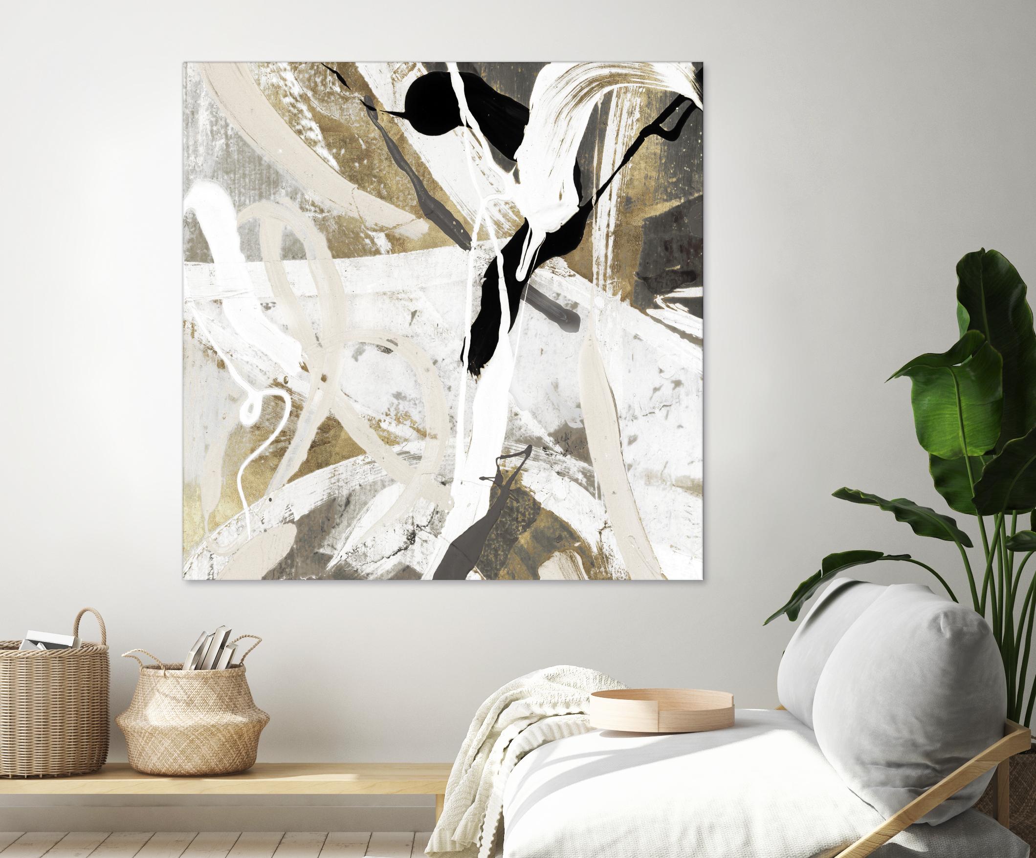 Tangled IV by PI Studio on GIANT ART - gold abstract