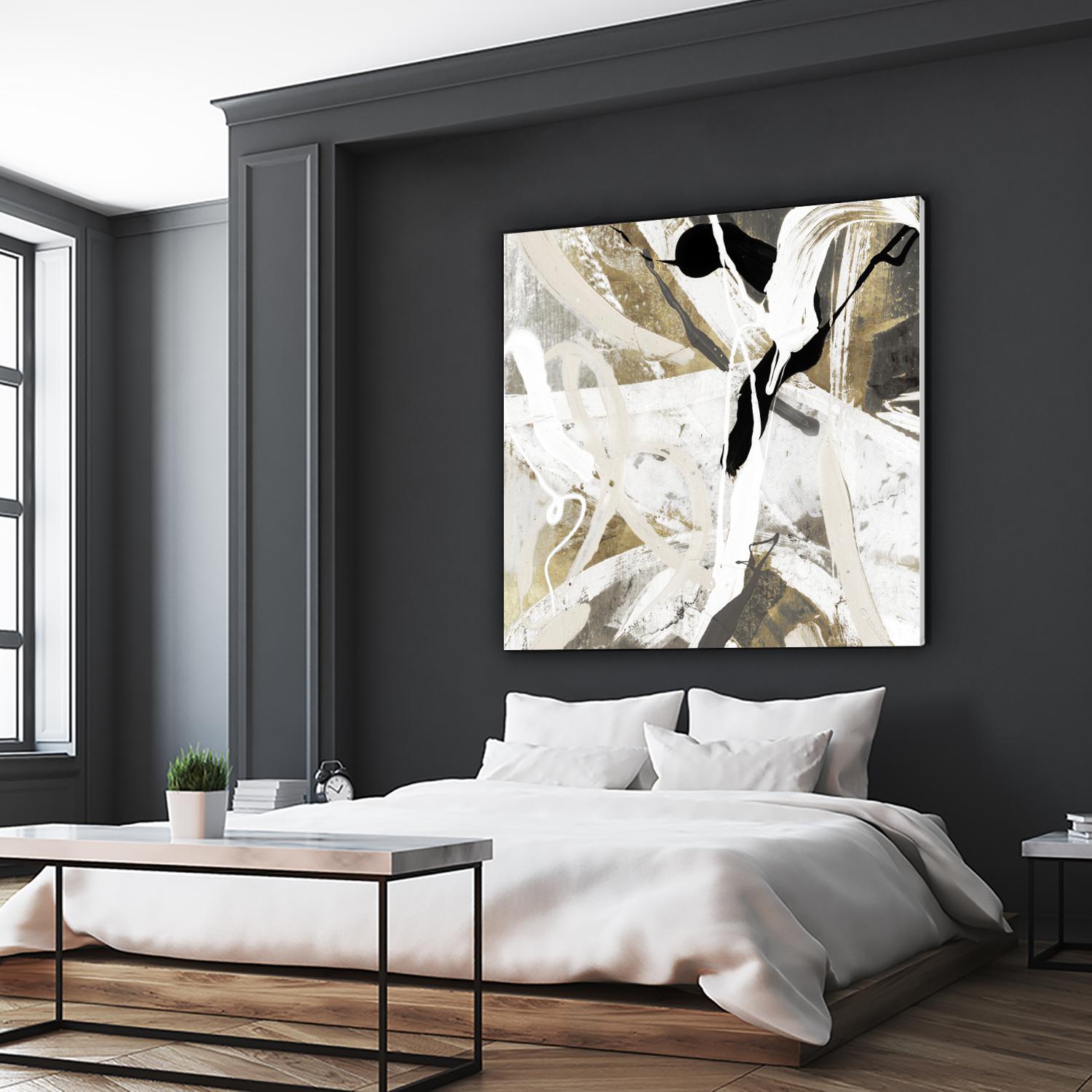 Tangled IV by PI Studio on GIANT ART - gold abstract