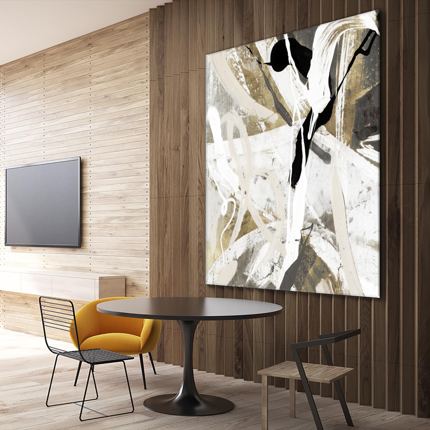 Tangled IV by PI Studio on GIANT ART - gold abstract