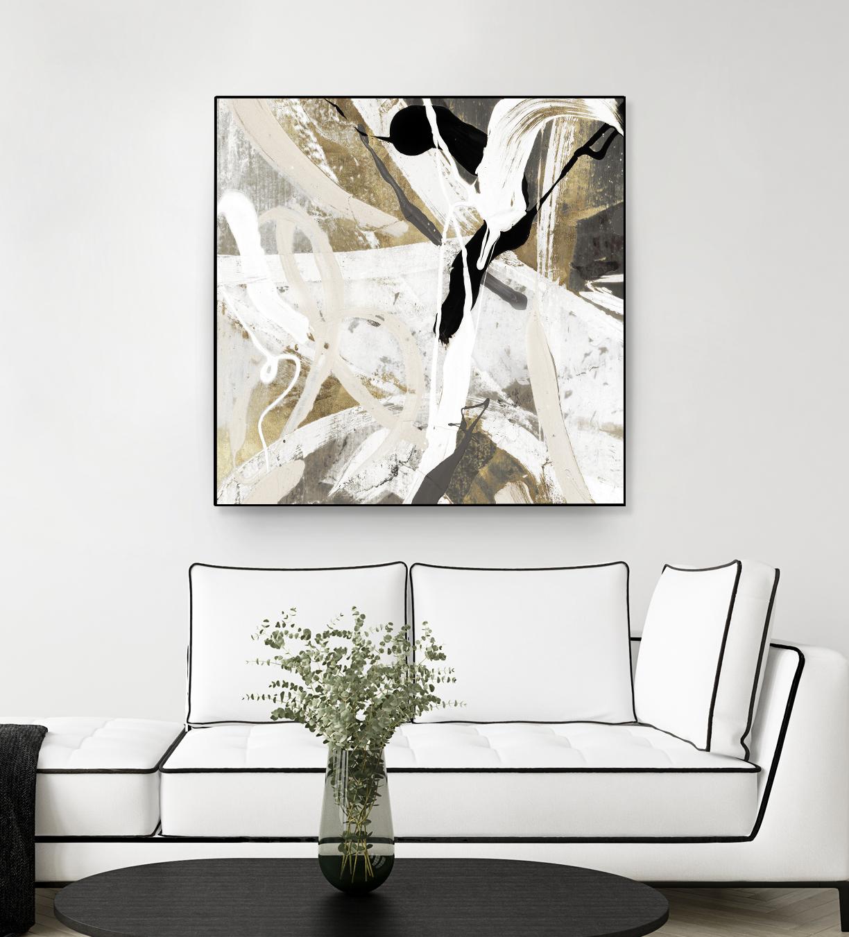 Tangled IV by PI Studio on GIANT ART - gold abstract