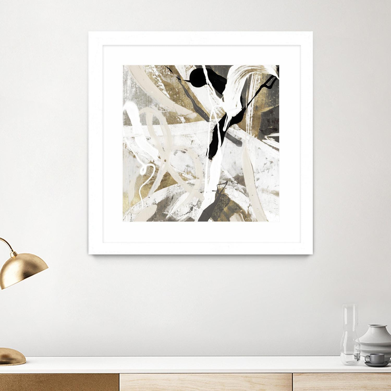 Tangled IV by PI Studio on GIANT ART - gold abstract