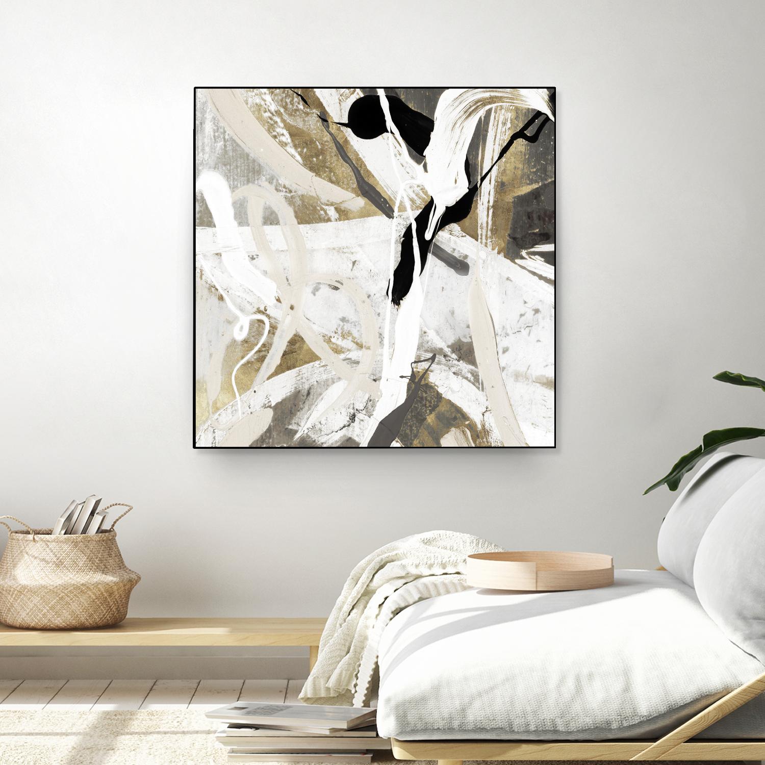 Tangled IV by PI Studio on GIANT ART - gold abstract