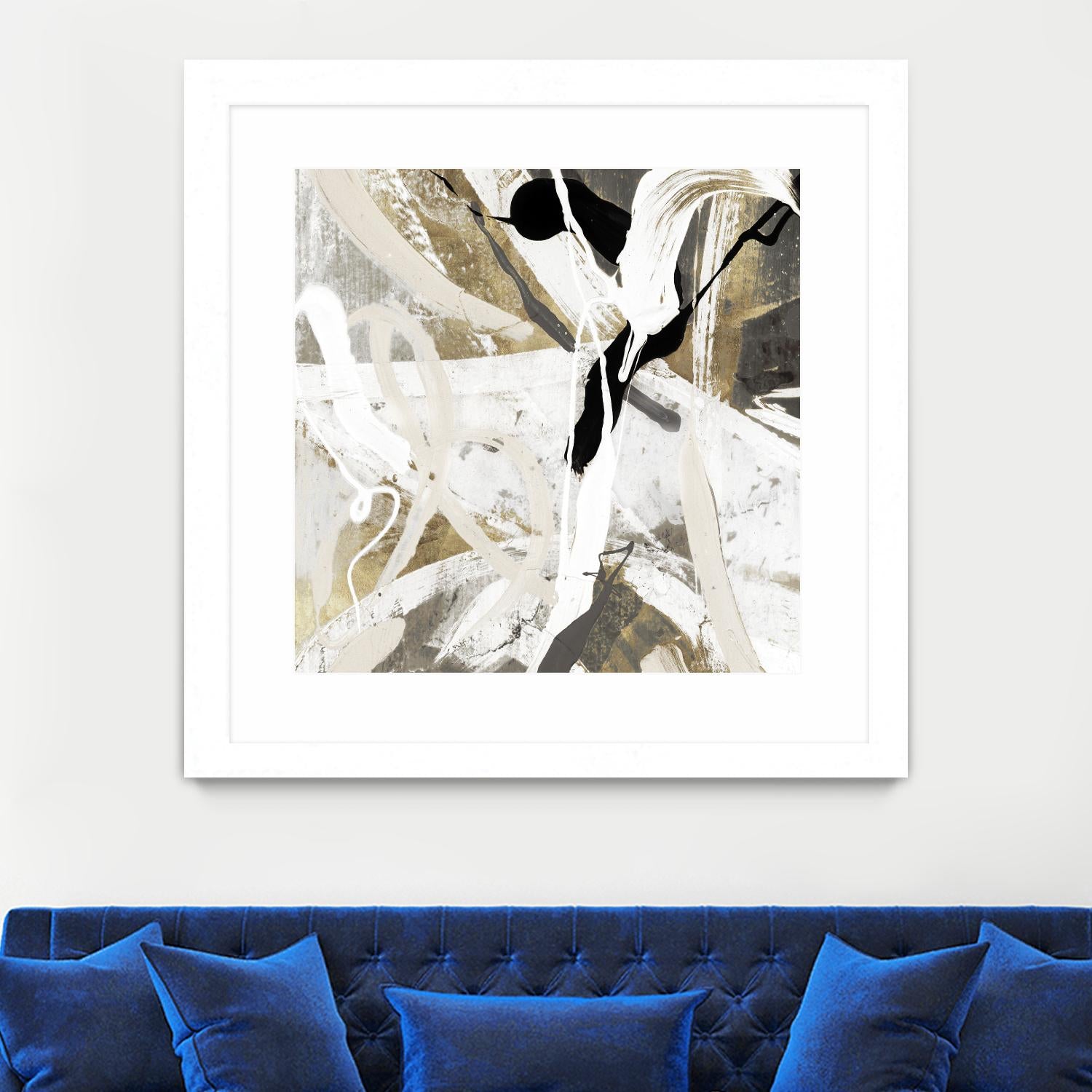 Tangled IV by PI Studio on GIANT ART - gold abstract
