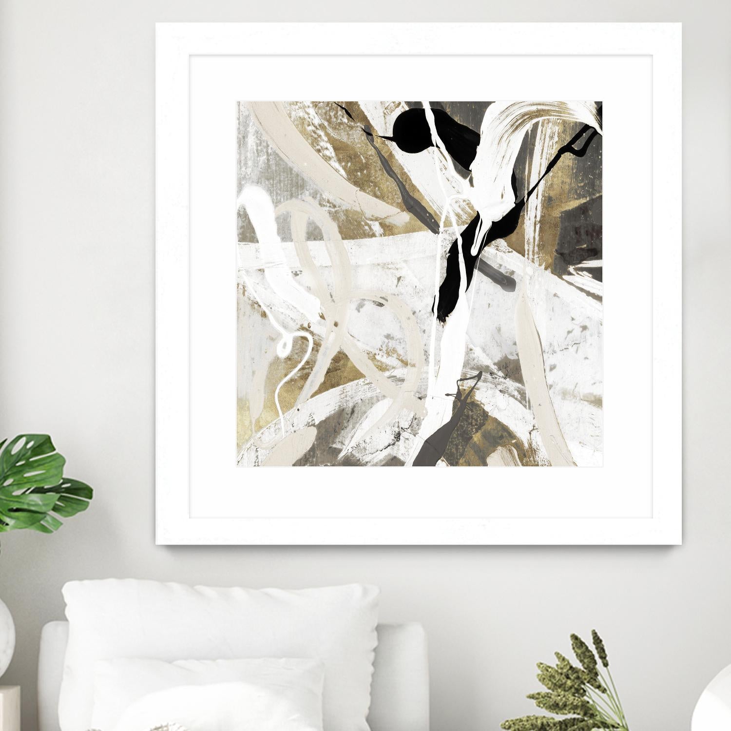 Tangled IV by PI Studio on GIANT ART - gold abstract