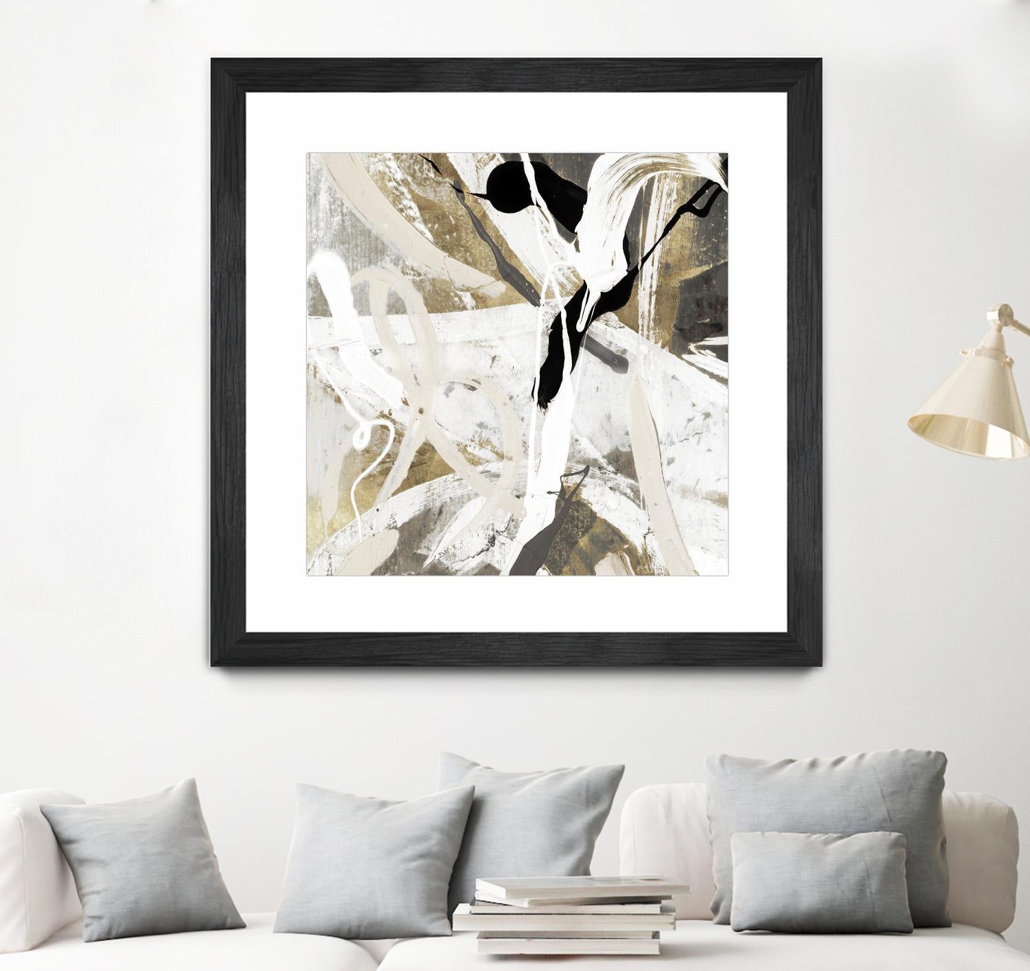 Tangled IV by PI Studio on GIANT ART - gold abstract