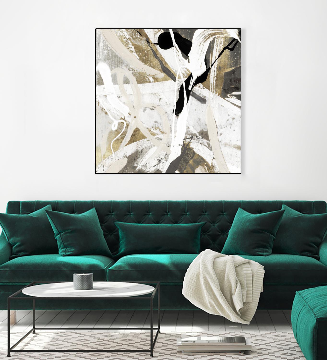 Tangled IV by PI Studio on GIANT ART - gold abstract