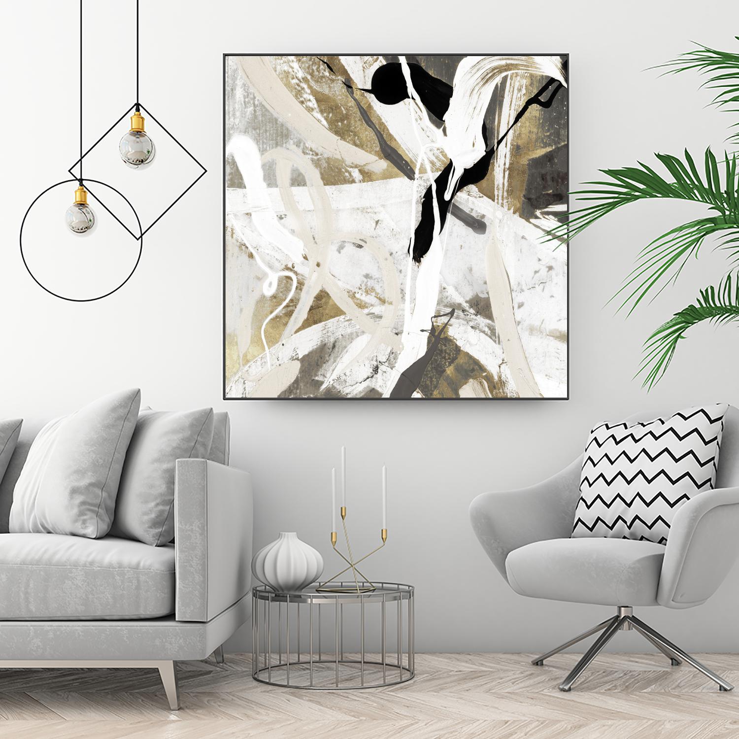 Tangled IV by PI Studio on GIANT ART - gold abstract