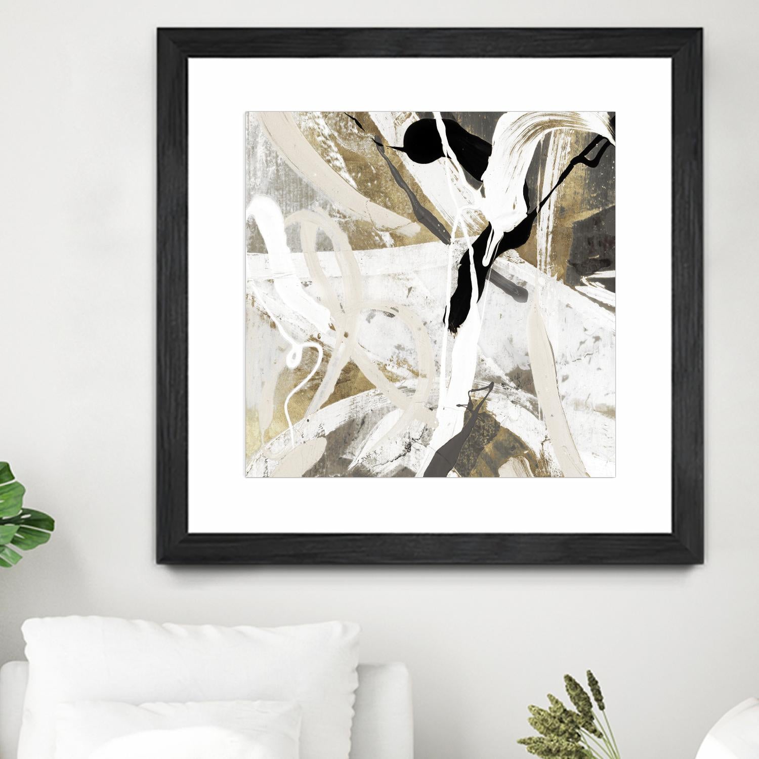 Tangled IV by PI Studio on GIANT ART - gold abstract
