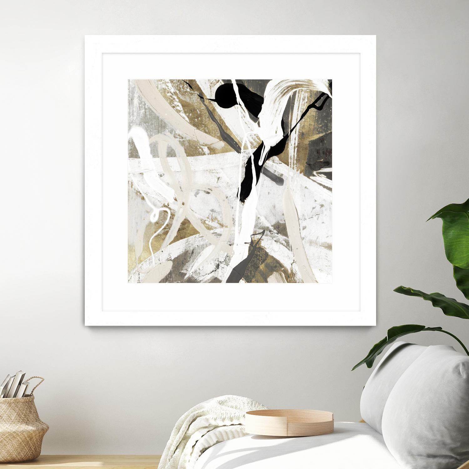 Tangled IV by PI Studio on GIANT ART - gold abstract