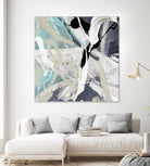 Tangled IV Teal Version by PI Studio on GIANT ART - cyan abstract