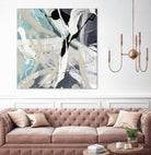 Tangled IV Teal Version by PI Studio on GIANT ART - cyan abstract