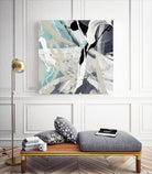 Tangled IV Teal Version by PI Studio on GIANT ART - cyan abstract