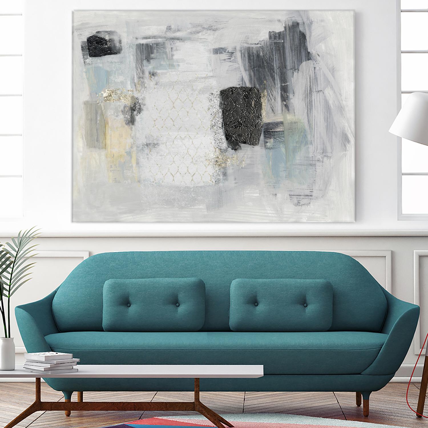 Baroque Abstract I by PI Studio on GIANT ART - black abstract